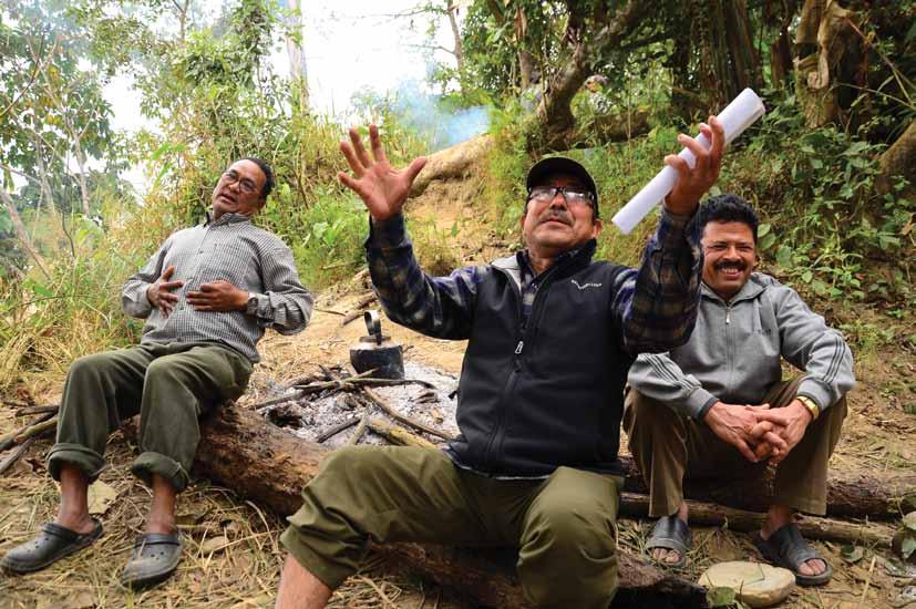 FIeld diary IN CONVERSATION With Nepal s Tiger Trackers WWF Nepal s Communications team caught up with Bishnu Bahadur lama, Chief Wildlife technician (NtNC), Harka Man lama, senior Wildlife