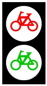 S/N SIGNS AND MARKINGS EXPLANATIONS Bicycle Crossing Signal 9 Cyclist shall only cross when the green bicycle in the traffic light is illuminated b.