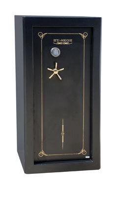 HY-SKOR HSFR1 Fire Resistant Safe $1995 Category A,B,C,D,H Height 1500mm Width 760mm Depth 610mm Weight 300kg Digital Lock with Key Override Separate ammo compartment Fully lined Adjustable racking