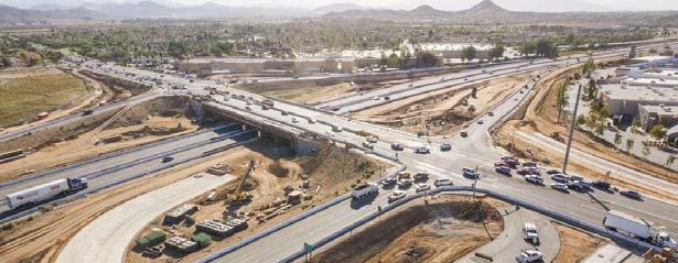 Bradley Road I-215 / NEWPORT ROAD INTERCHANGE PROJECT Traffic Merge on Bridge The City of Menifee and the Riverside County Transportation Department is advising motorists to be aware of traffic
