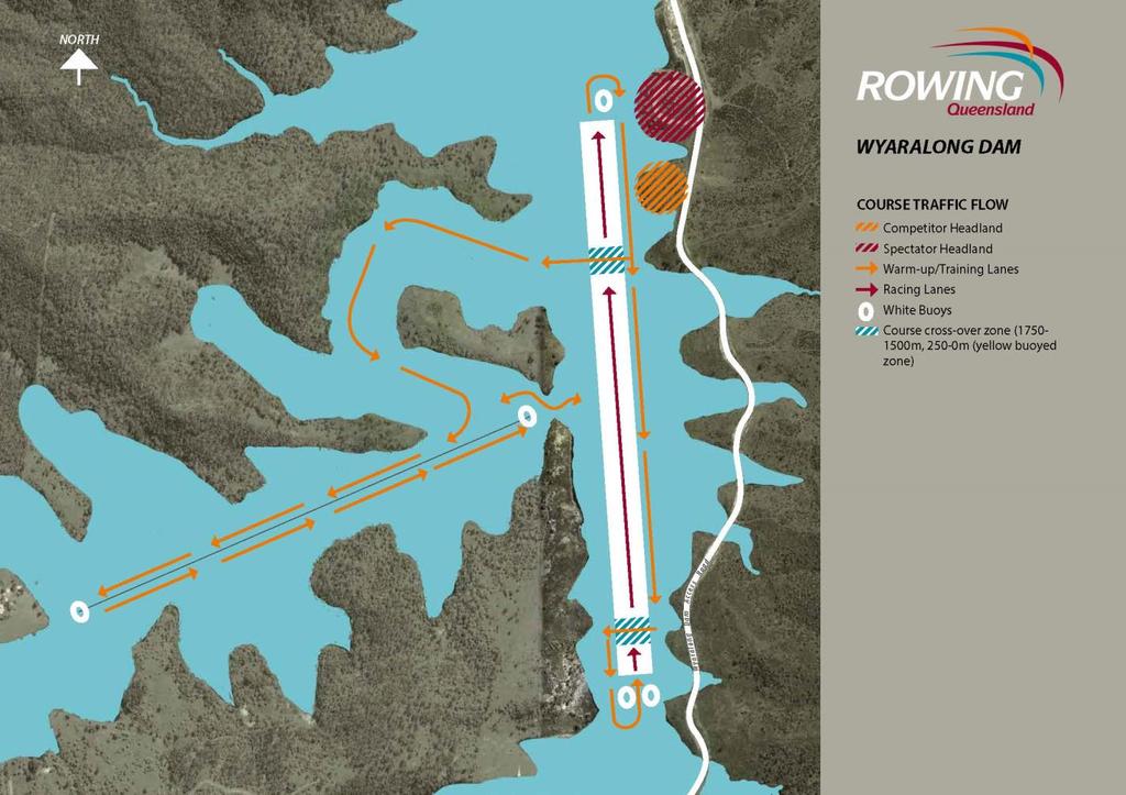 Map 5 N.B. During BSRA regattas the crews are required to remain on the course.