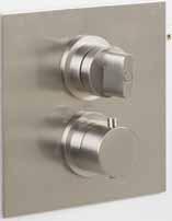 THERMOSTATIC VALVE TRIM WITH VOLUME CONTROL MIRWH35852CP (polished chrome)