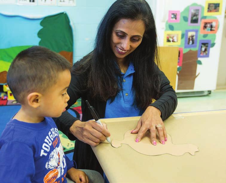 EARLY EDUCATION AND CHILD CARE In our Early Education Center and School Age Child Care Program, we nurture the potential of every child in a caring and enriching learning environment.