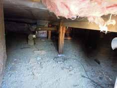Other toxic gases may also accumulate, depending on the use of the building above the crawl space or material being stored in the crawl space.