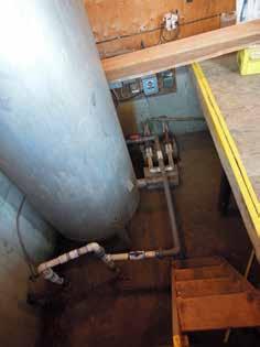 Hazardous work Cleaning equipment Opening and closing valves Repairing or modifying piping Well pits (potable water) A well pit is the chamber at the top of a wellhead.