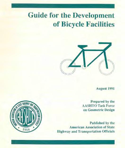 AASHTO Bike Guide History Bicycle lanes