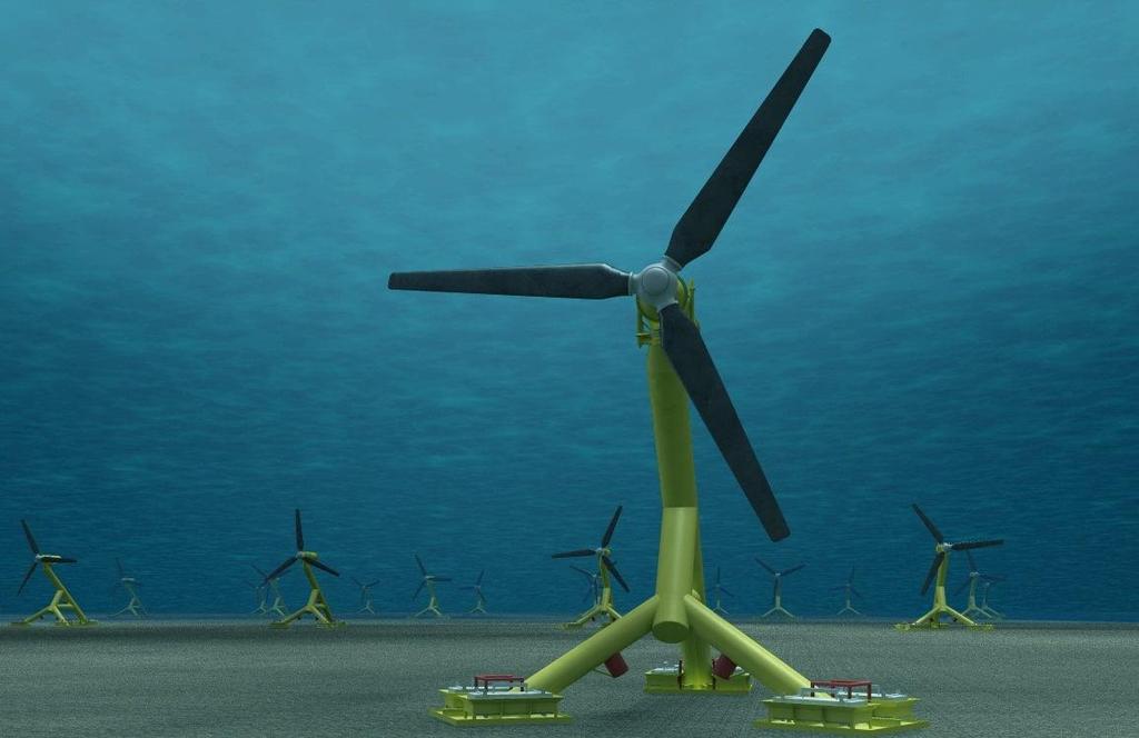 Undersea/ Offshore Tidal Turbines Newest form of tidal