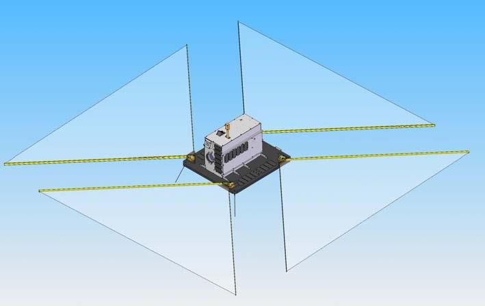 Chapter 4. Drag Sail Device 67 Figure 4.36: Drag Sail Placement on a NEMO (Courtesy of SFL) 4.