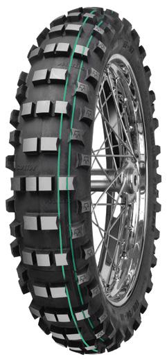 Extreme enduro Extreme enduro EF-07 Super light EF-07 Super soft The EF-07 Super Light (green stripe) is made from a slightly softer tread compound than the Super version (yellow stripe).