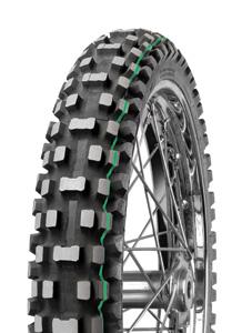 Larger block pattern and more open tread offers fantastic grip and wear rate.