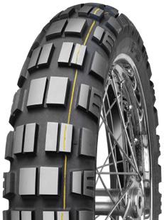 90/90-21 54R TT [ F ] 20 80 OFF Tread pattern for the front wheels of adventure motorcycles.