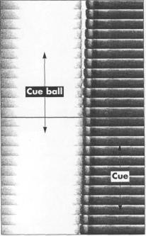 In many but not all miscues, the ferrule or in extreme cases, the shaft slaps the cue ball several times during the motion.