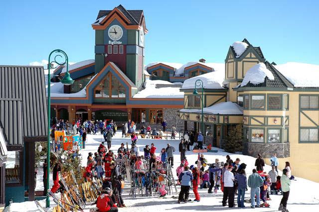 1996-1997 During the past years, more than $75 million was invested in development at Big White Ski Resort, including: The Village Centre Mall: Ski School Desk, Ticket Office, Ski Rental, Ski Dazzle,