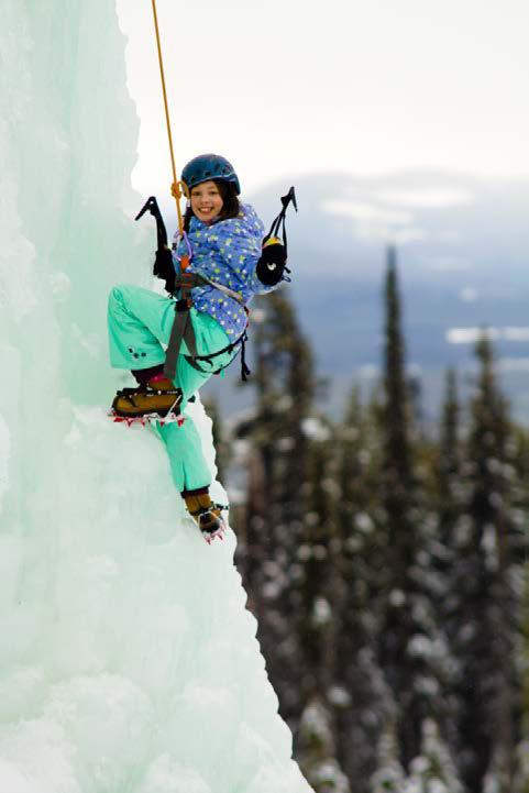 2010 Big White introduces North Americas ONLY Resort Ice Climbing