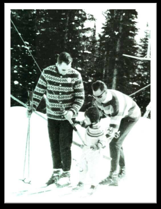 1963: Cliff Serwa and Doug Mervyn opened the mountain named Big White with the Main T-bar