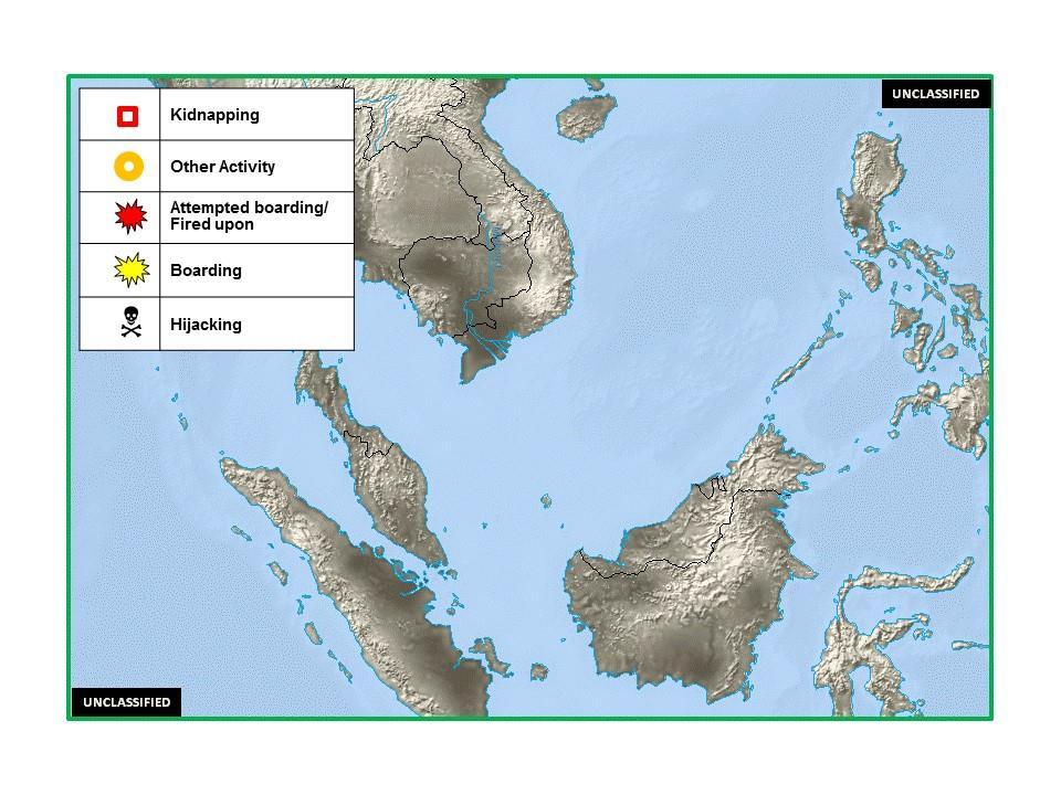 (U) Other Activity: No incidents to report. B. (U) Incident Disposition (U) Figure 4. Southeast Asia Piracy and Maritime Crime Activity, 12-18 July C.