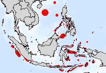 Destructive fishing practices in Southeast Asia are widespread Areas at