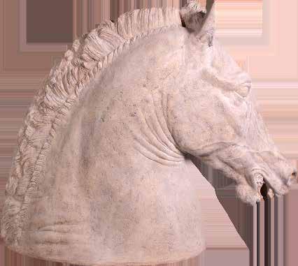 020607RS Horse Head - Equestrian Roman