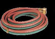 Twin Hoses for Acetylene & Oxygen WARNING: Do not exceed the maximum working pressures (regulator setting) listed for the hoses during welding and cutting operations.