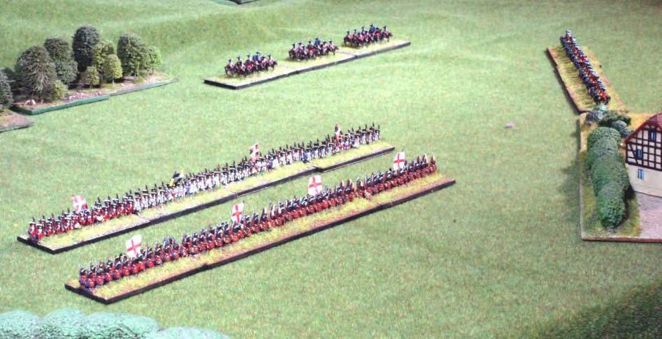 Example Attack of Combat Phase Non-tempo player combat The French infantry fires. D Hautfront can choose the order in which this takes place and decides to fire in order from his right.