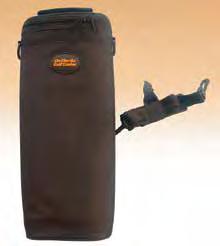 Designed to look like a shoe bag Neoprene cooler keeps 12 cans cold for hours or