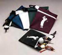 for visible or wet items) Easily attaches to golf bag 22609 Valuables & Accessories Ditty Bag Safely store your cell phone,