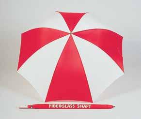 Umbrellas 10183 62 Umbrella Fiberglass shaft, single canopy, high quality