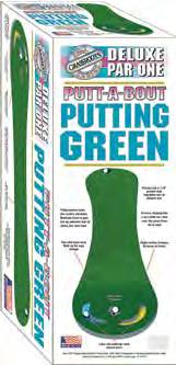 and non-directional turf Ball return channel sets up your next putt 9 long putting green 22152