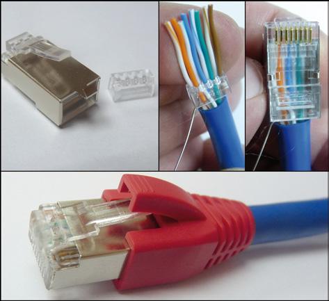 Cabling Systems - Copper Solutions How to terminate an F/UTP CAT 6 cable with the LP-LRJ458P8CC6FS21