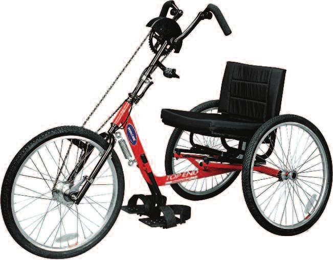 Top End Recreation Handcycle Series Top End Excelerator Handcycle If you want a great way to exercise, cross-train or just have fun, the Top End Excelerator handcycle is what you need.