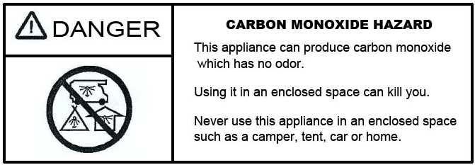 For use with cylinders marked PROPANE only. DO NOT connect to a remote gas supply. If the firebowl is stored indoors, detach and leave propane cylinder outdoors. Design certified under ANSI Z21.