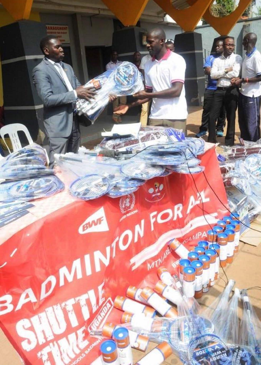 PAGE 10 BADMINTON FOR ALL REACHES THOUSANDS More than 60,500 youth in Africa, including nearly 9,000 with disabilities, were introduced to badminton during last year s Badminton for All project