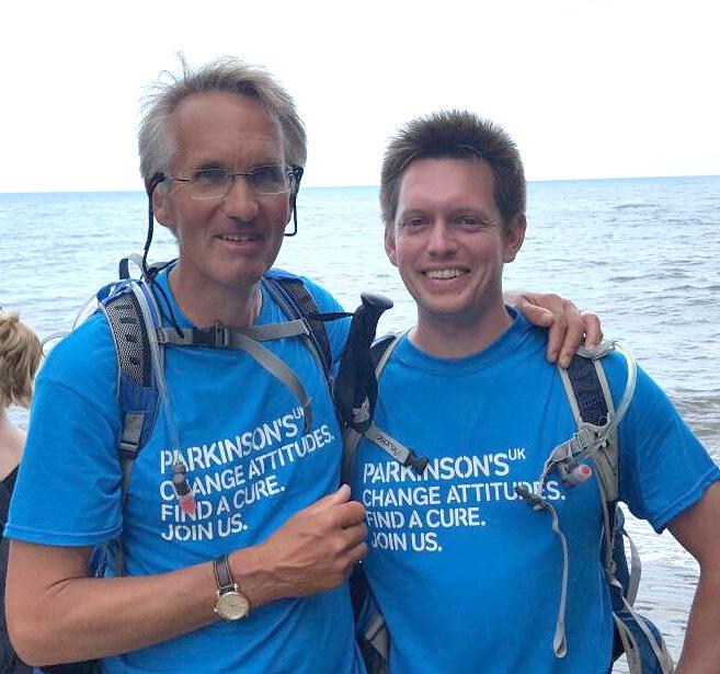 Nicholas Harding from Surrey and his son, Matthew, completed Wainwright s Coast to Coast walk from St Bees to Robin Hood s Bay.