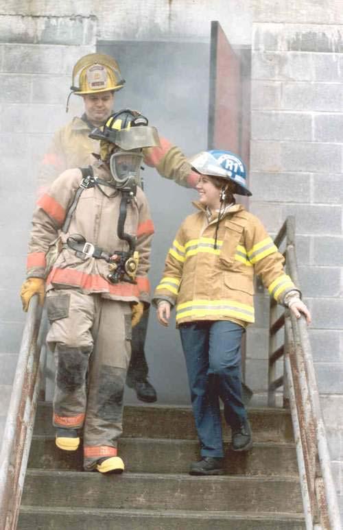 Know Your Fire Fighters! Do a ride-along, see what their world is like.