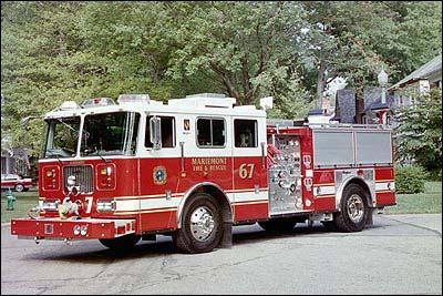 Engine Companies Carries water, hose and
