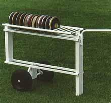 Discuss trolley High jump stands and landing area Wheelaway high jump landing area cover Wheelchair athlete s equipment Equipment to aid throwing events. Sets comprise two angle irons, one 3.