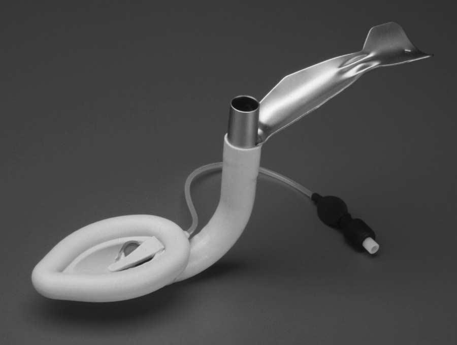 868 M.S. Bogetz / Anesthesiology Clin N Am 20 (2002) 863 870 Fig. 5. The LMA-Fastrach. mask aperture. The ILMA handle is grasped and elevated (not levered) just like a laryngoscope.