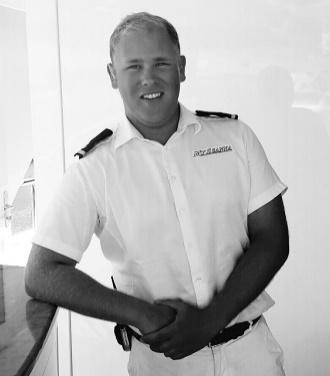 Andrew is always excited by the exotic destinations My Seanna cruises to. Always smiling, Andrew is always around on deck and ready to assist guest with any activity.
