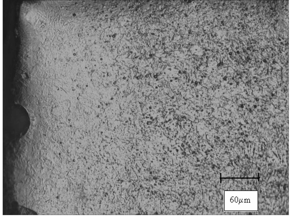 R K Jain et al (a) (b) Figure 4. (a) Underwater laser cut surface of SS304 using oxygen. (b) Laser cut surface of SS304 in dry condition using oxygen. Figure 5.