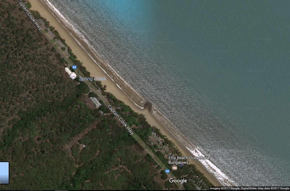 2nd LEG START AT ELLIS BEACH TO WANGETTI BEACH ELLIS BEACH MAP Ellis Beach Change over North to