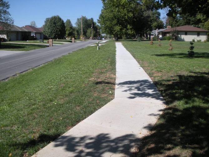 The City of Battlefield has completed sidewalks on Cloverdale, closing a gap along that roadway, as well as having installed sidewalks on Elm between Cloverdale and the Battlefield Municipal complex.