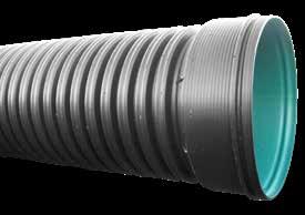 EUROFLO CULVERT PIPE JAN 2018 BENEFITS: > Easy to handle > Smooth bore = flow faster, less silt build-up > Maintenance-free life span > Rust free > Resists chemically aggressive soil conditions D+ D+