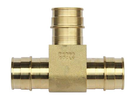 WOLV-XPEX BRASS FITTINGS FEATURES & BENEFITS ASTM Brass Fittings Compatible with ASTM (PEX expansion type) fittings and tubing Compatible with Sioux Chief