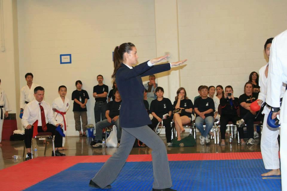 o The WKF approved body protection and plus protector for female athletes are optional.