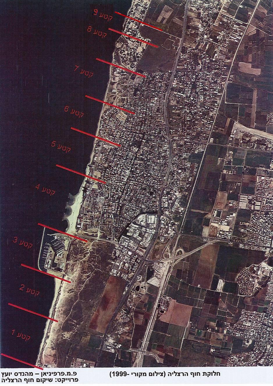 Recent reports on the Herzliya beach erosion have divided the region into 9 different zones, as shown in Figure 6. Zone 3 consists of the marina and Zone 4 contains the three breakwaters.
