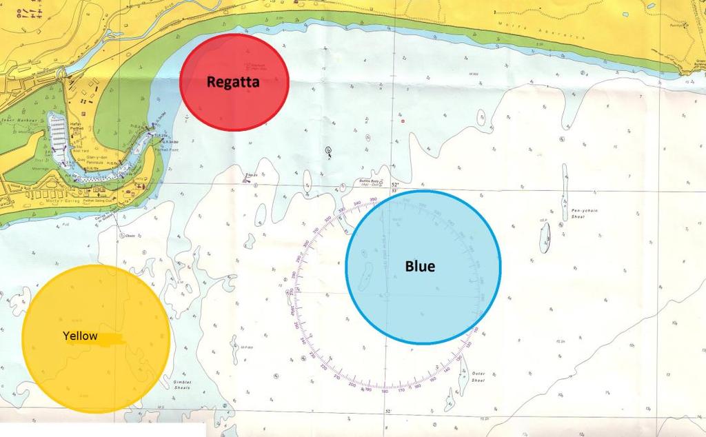 Windsurfers Flag B B 8. RACING AREAS 8.1 Colours Yellow and Blue designate racing areas. These colours will be used for identifying flags ashore and on committee boats 8.