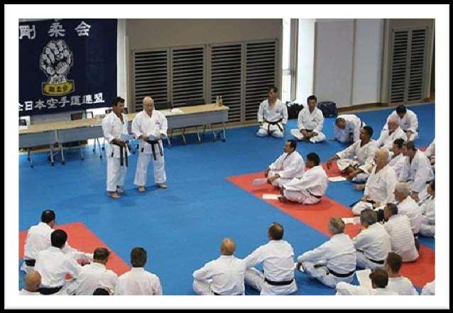 In this photo, Shiomi Sensei is giving a lecture on a revised edition of this article at the JKF Headquarters in Japan in July of 2012.