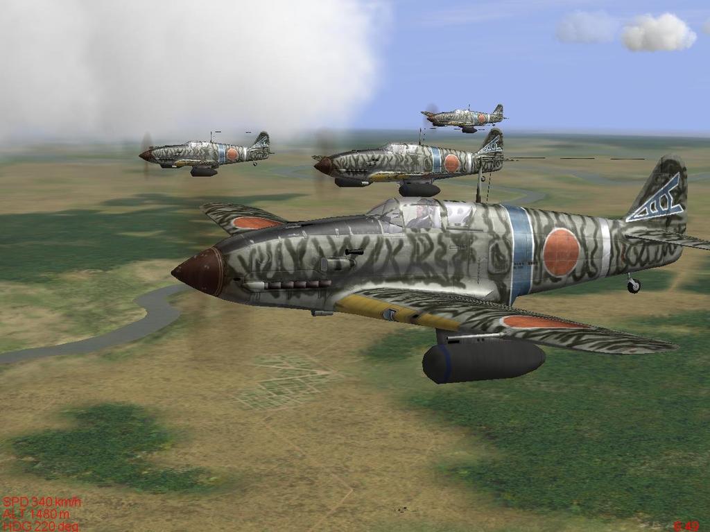 Japanese fighter tactics against both Allied fighters and bombers necessarily vary both with the number and type of aircraft encountered, and with the conditions under which attacks are executed.
