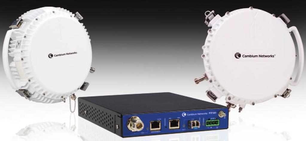 TM PTP 800 SPLIT-MOUNT SOLUTION LICENSED ETHERNET MICROWAVE FOR MULTI-SERVICE NETWORKS Cambium Point-to-Point (PTP) 800 Licensed Ethernet Microwave Solutions can efficiently and affordably transport