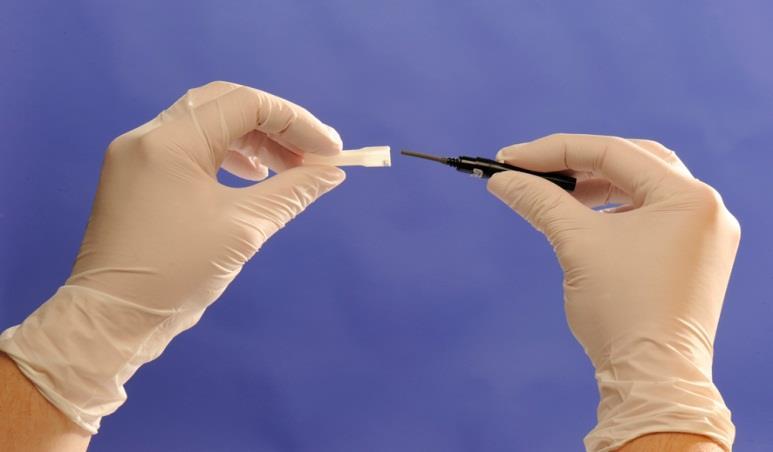 Venepuncture Assemble equipment by removing the white cap from needle.